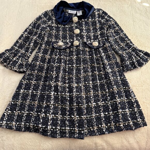 Blueberi Boulevard Coat Dress Size 6X - Picture 6 of 9